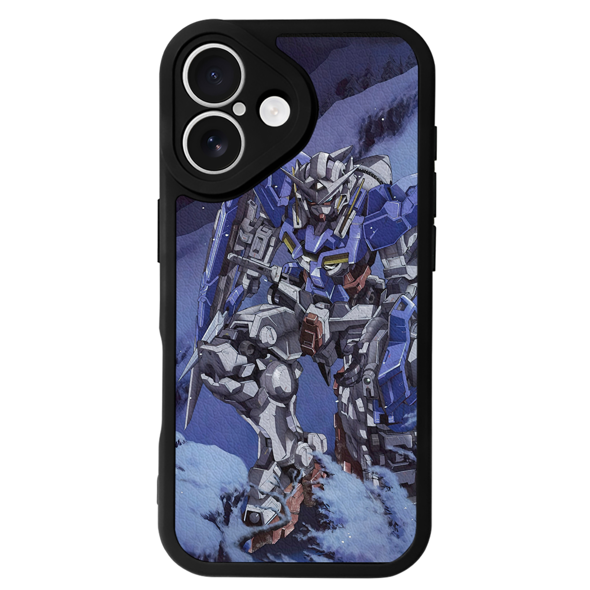 （画像用） 機動戦士ガンダム Mobile Suit Gundam 【iPhone 16シリーズ対応】シリコンスマホケース（レザー調） 材質：シリコン